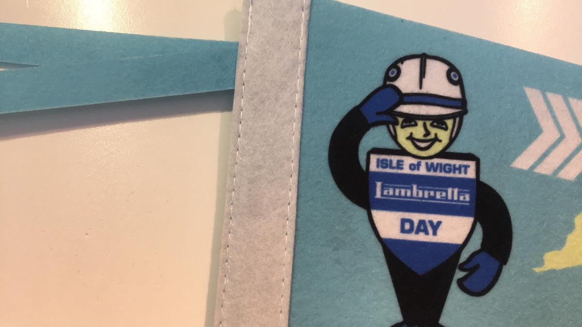 Isle of Wight Lambretta Day Pennant Flag