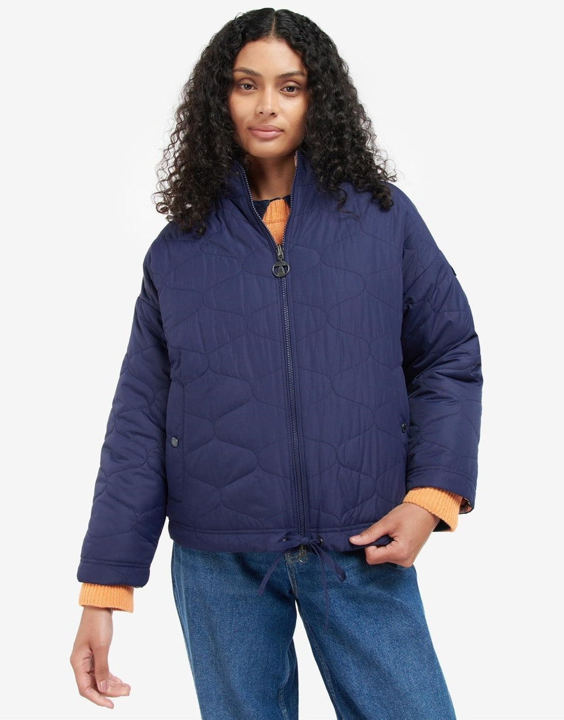 BARBOUR Printed Reversible Apia Quilted Jacket