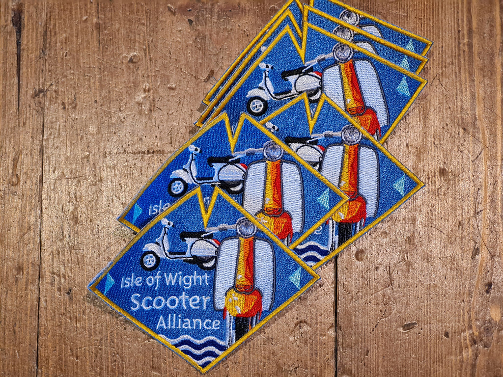 Isle of Wight Scooter Alliance Official Patch Visual Impact