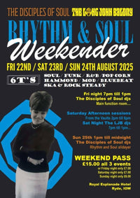 Rhythm & Soul Weekender - Esplanade Hotel Ryde, August Bank Holiday Weekend 2025