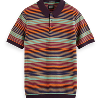 SCOTCH & SODA STRUCTURE KNITTED POLO