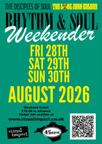 IOW August Bank Holiday 2026 Rhythm & Soul Weekender - Esplanade Hotel