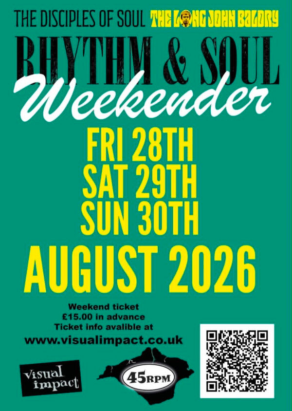 IOW August Bank Holiday 2026 Rhythm & Soul Weekender - Esplanade Hotel