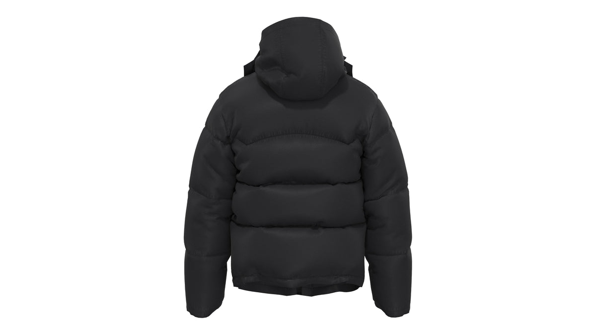 LEVI'S LAUREL SHORT PUFFER BLACK