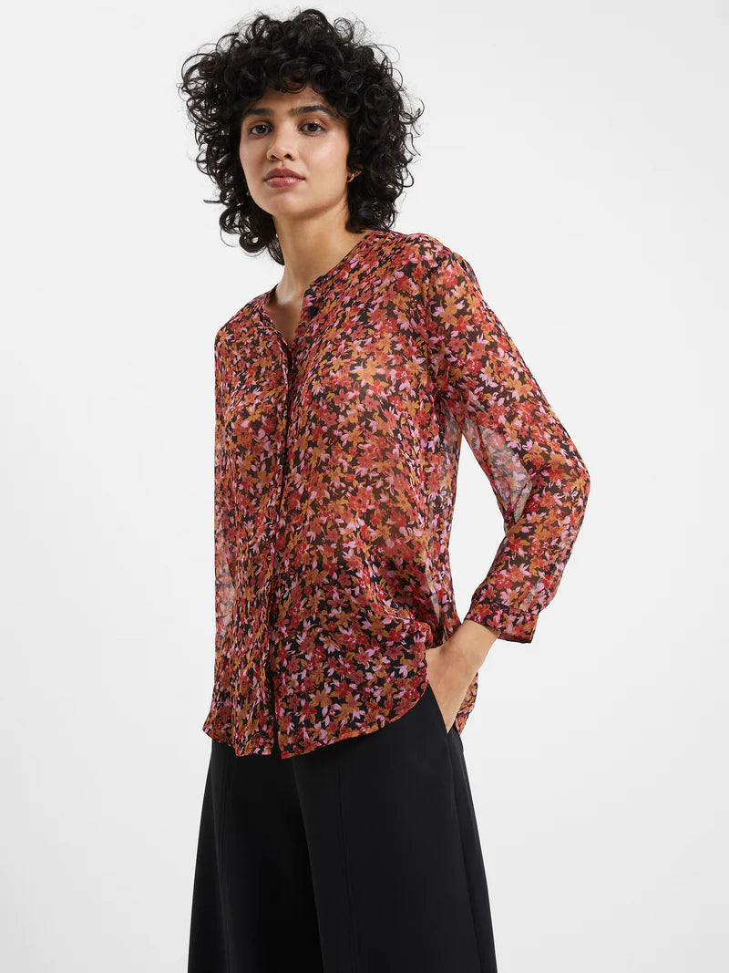 FRENCH CONNECTION - Clara Recycled Flavia Grandad Shirt