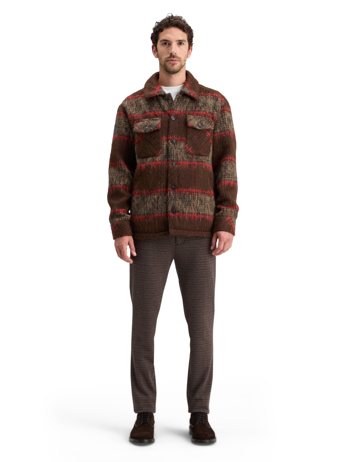Scotch & Soda BRUSHED WOOL BLEND OVERSHIRT