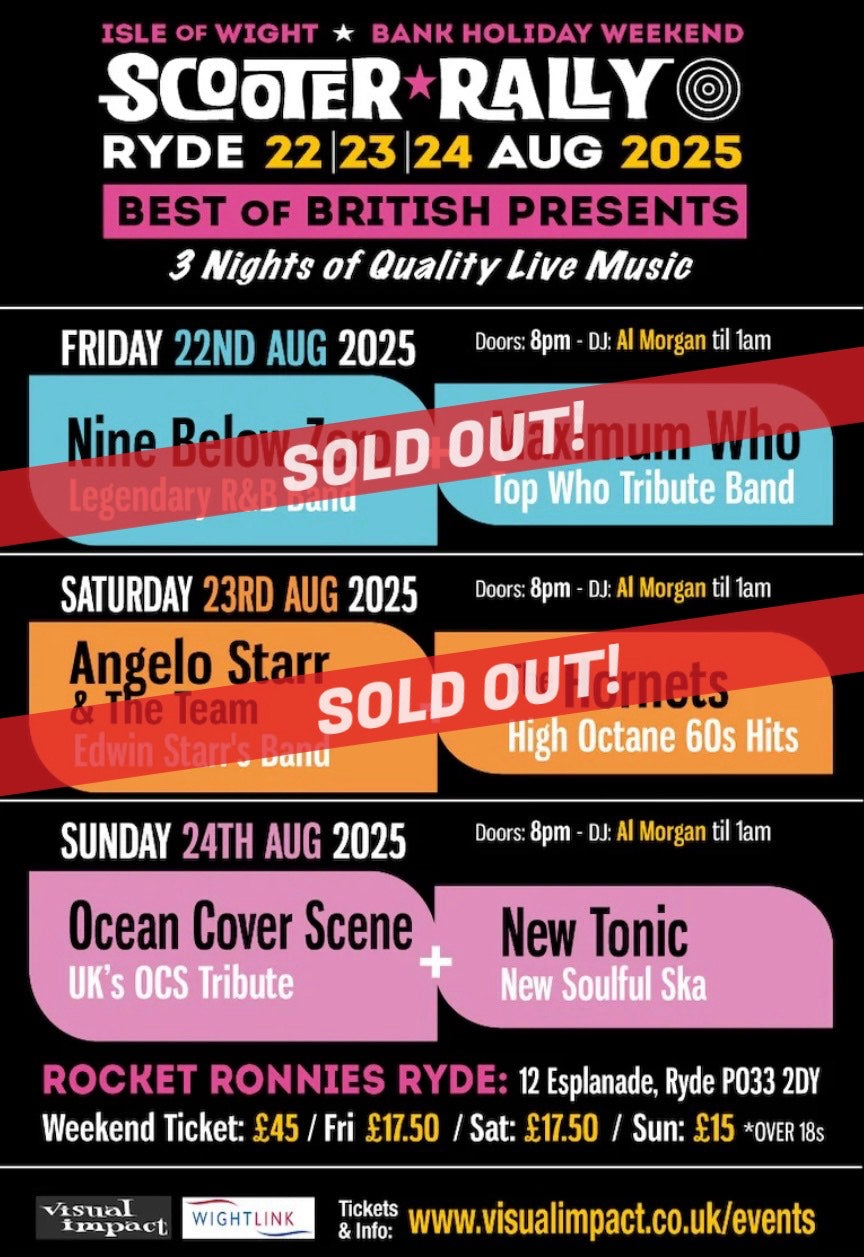 August Bank Holiday Weekender 2025 - Full Weekend Ticket in  Ryde