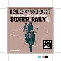 IOW Scooter Rally Bundle 2026 - Patch & Banner inc uk postage