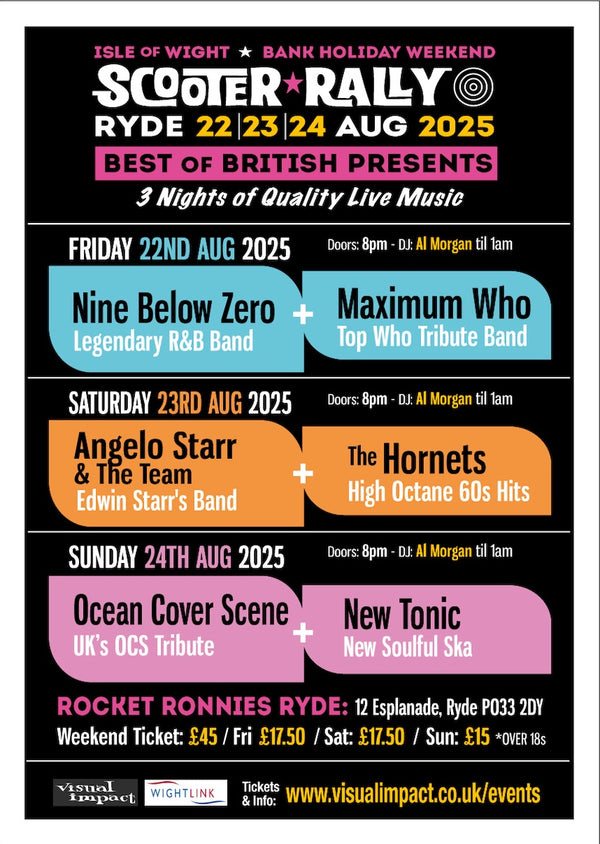 August Bank Holiday Weekender 2025 - Full Weekend Ticket in  Ryde