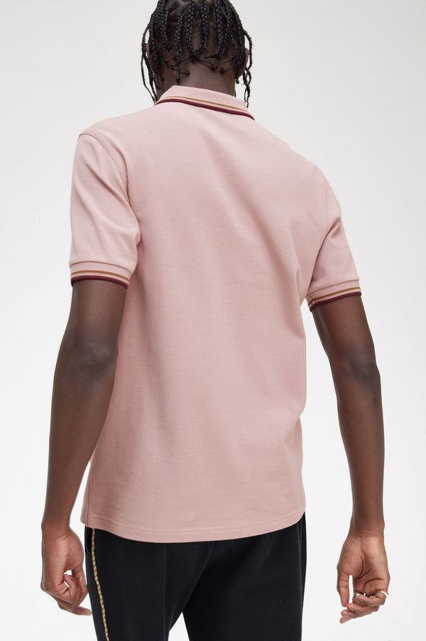 FRED PERRY M3600 POLO - DUSTY ROSE