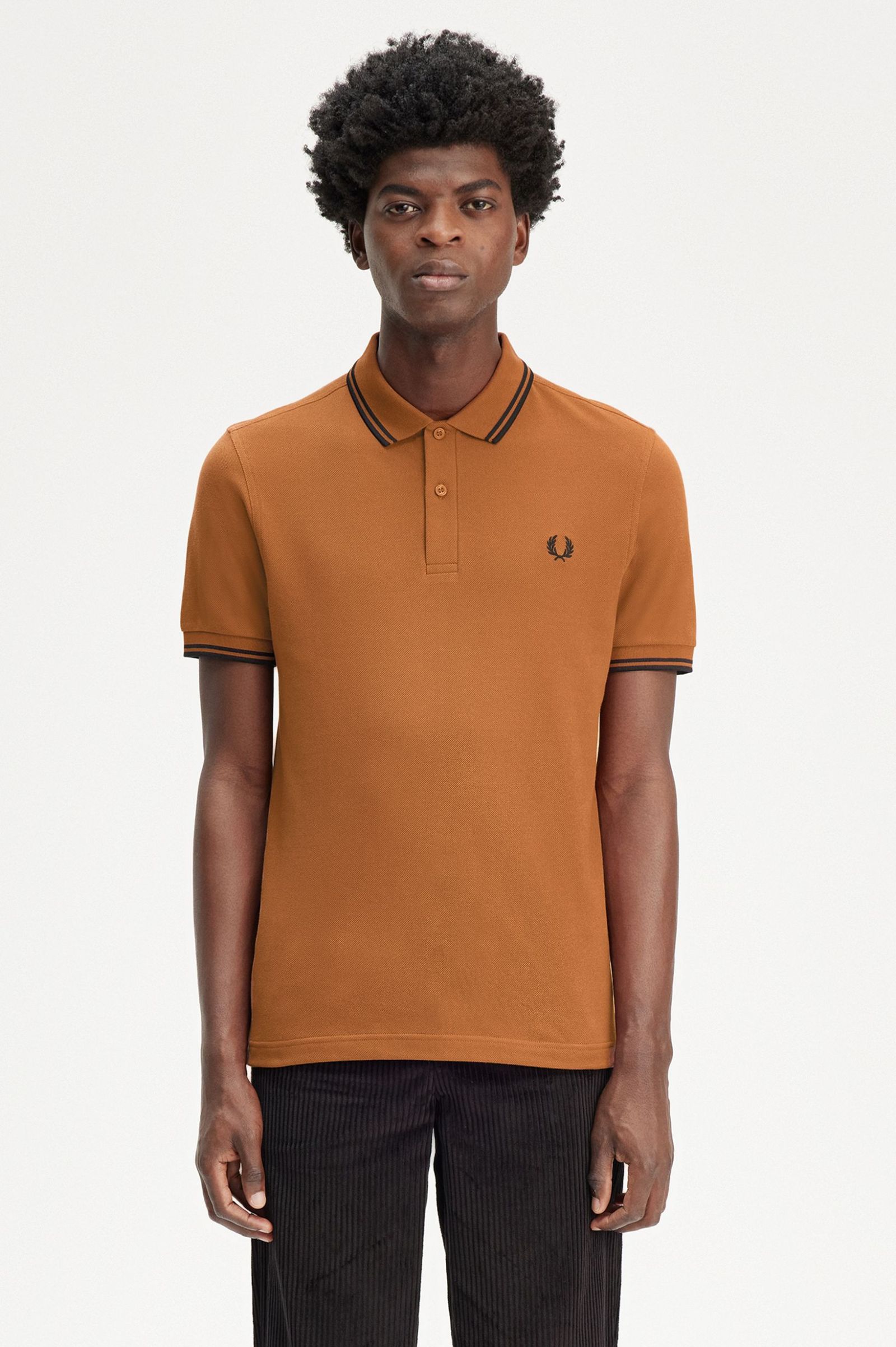 Fred Perry Shirt M3600 - Marmalade – Visual Impact
