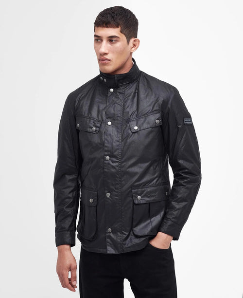 BARBOUR INTERNATIONAL DUKE TOURER JACKET Black