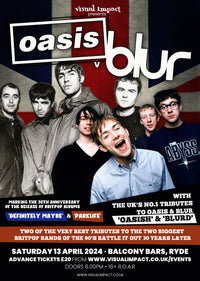 Oasis V Blur Night - Balcony Bars - Ryde Seafront - Sat 13th April