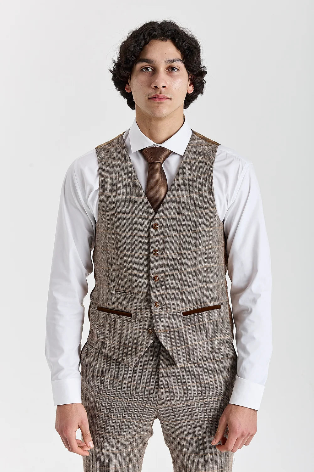 Paul Andrew Harris Brown Waistcoat