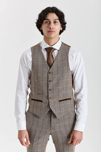 Paul Andrew Harris Brown Waistcoat