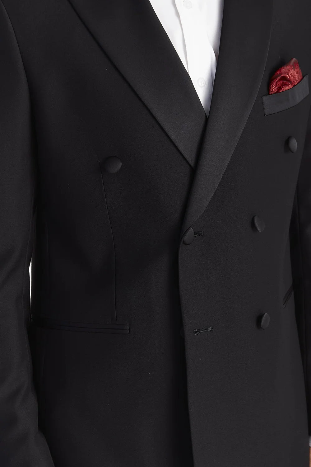 Paul Andrew Harry Double-Breasted Black Blazer