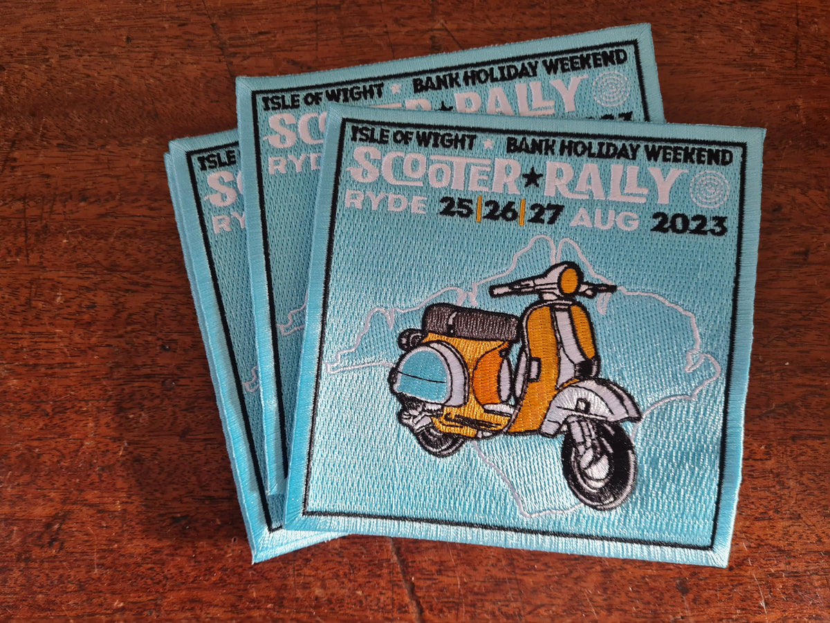 IOW Scooter Rally 2023 Rally Patch- Re made limited number