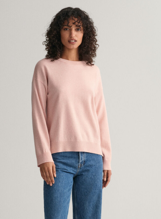 GANT -Super Fine Lambswool Crew Neck Sweater