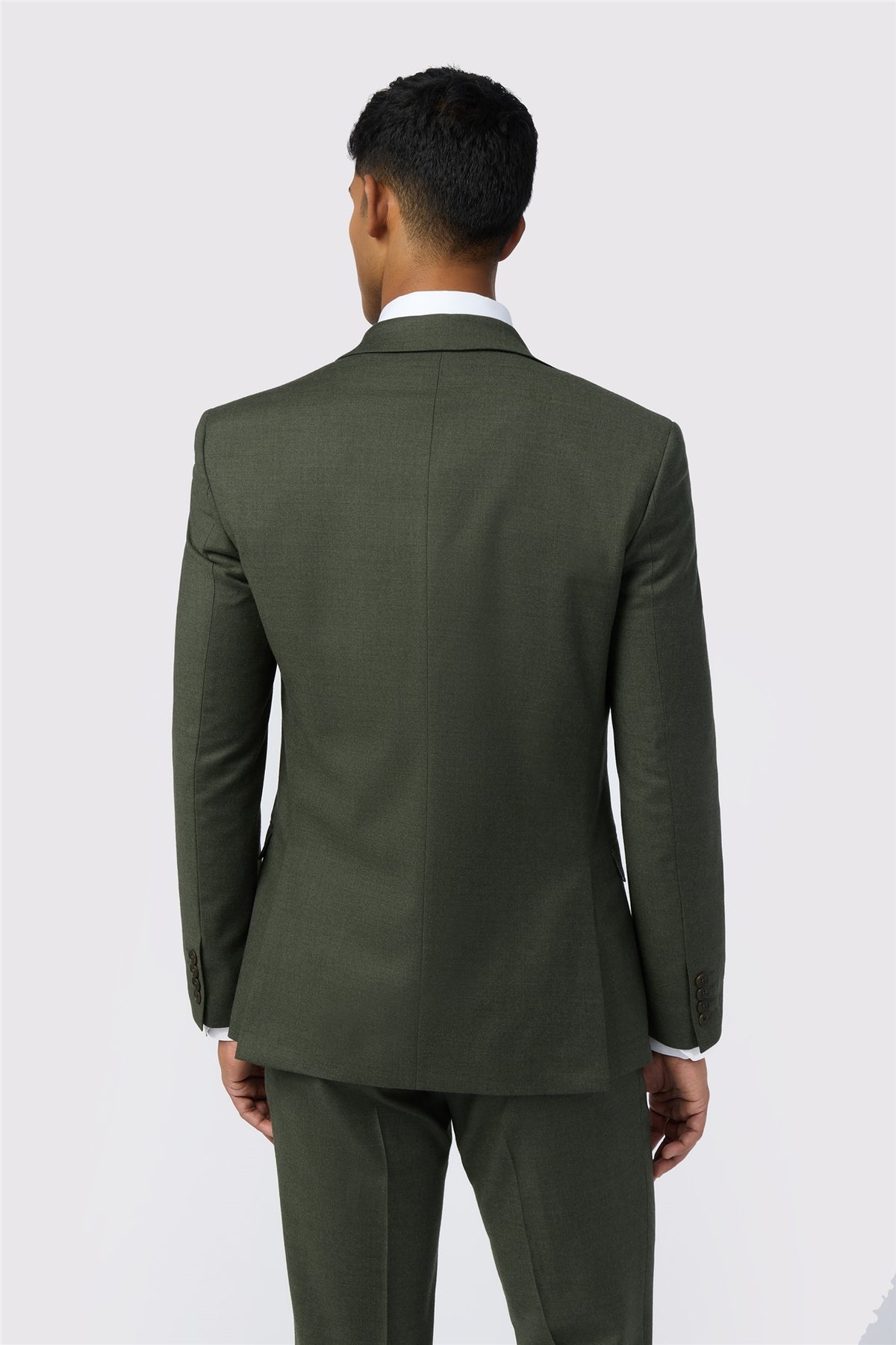 Ted Baker Lear Olive Flannel Suit Jacket
