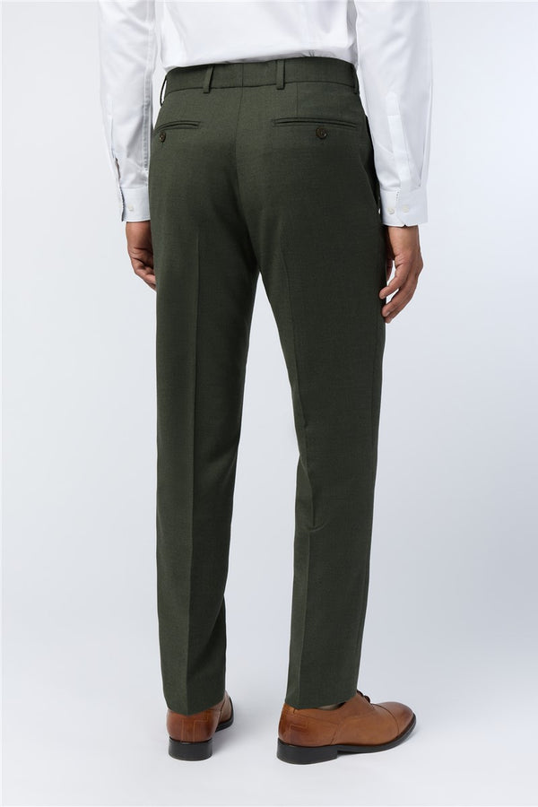 Ted Baker Lear Olive Flannel Trouser