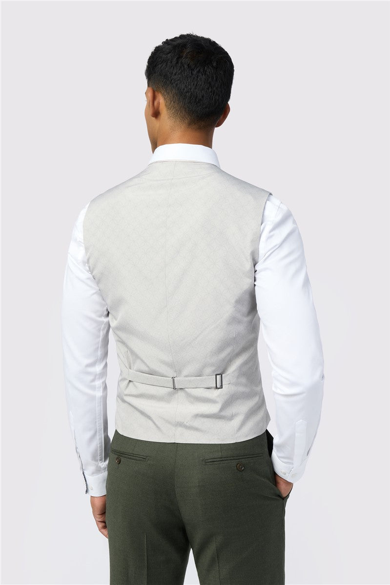 Ted Baker Lear Olive Flannel Waistcoat