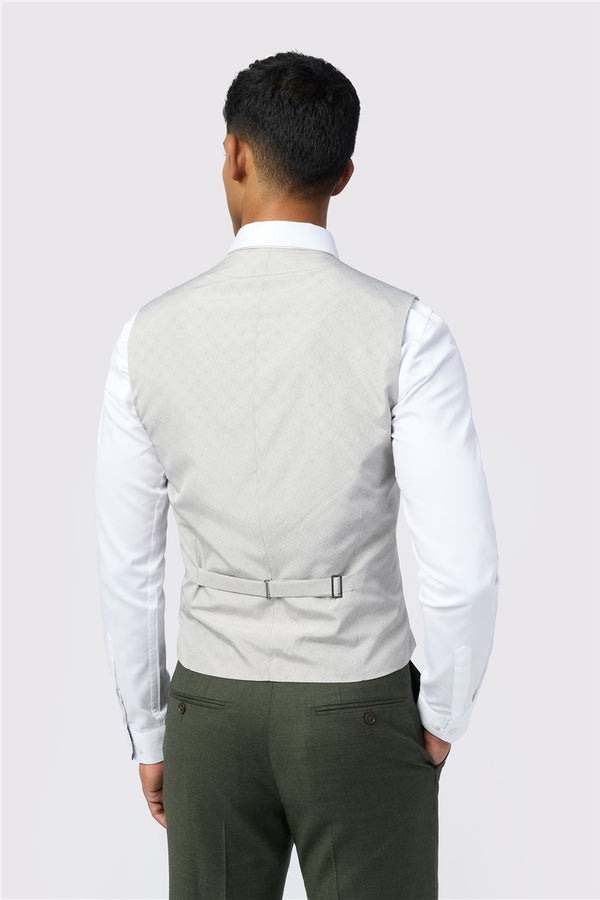 Ted Baker Lear Olive Flannel Waistcoat