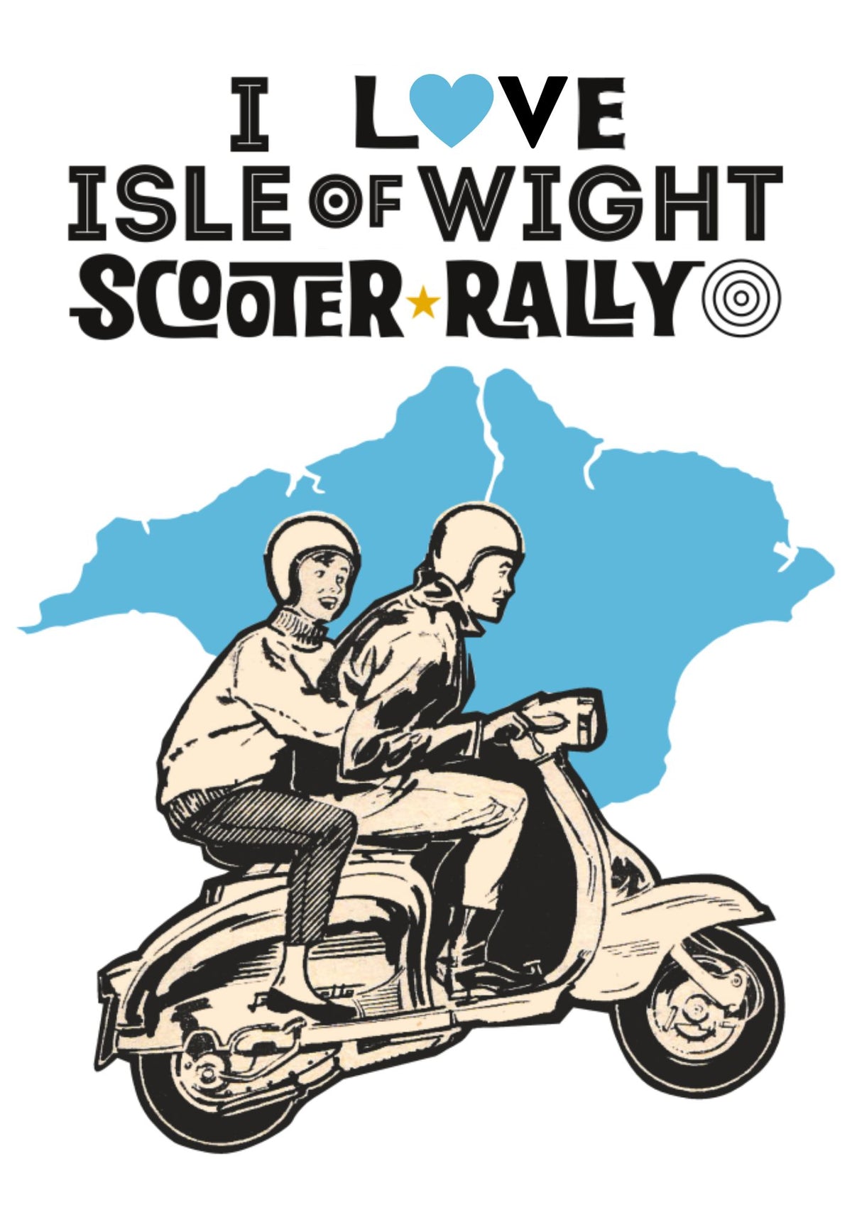 IOW Scooter Rally 2023 Rally Patch- Re made limited number