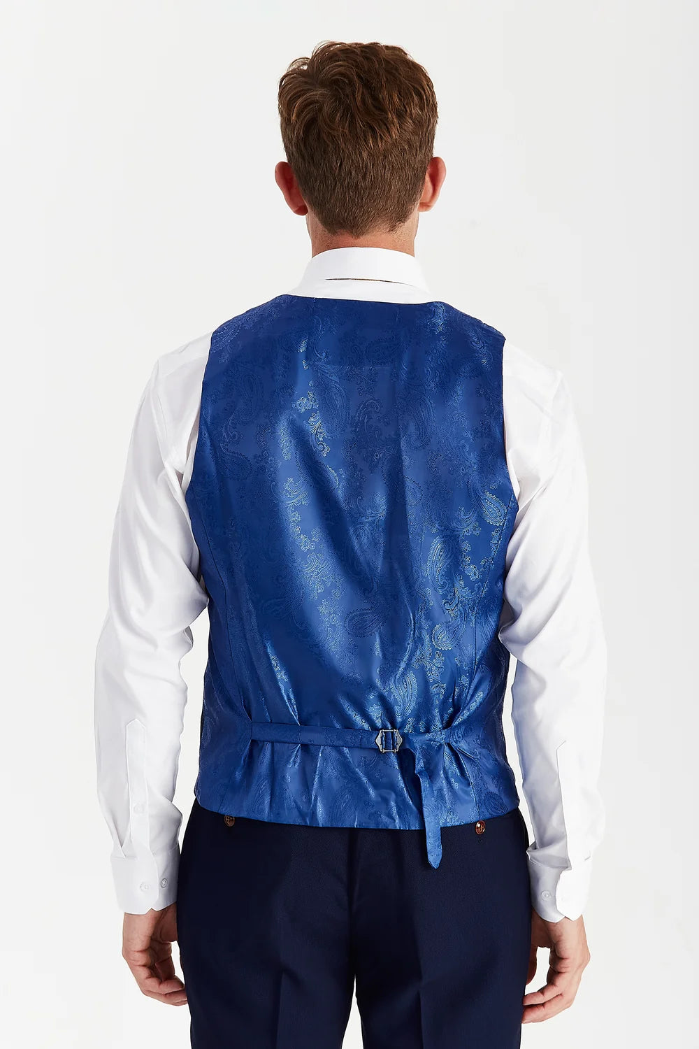 Paul Andrew Mayfair Navy Waistcoat