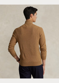 Polo Ralph Lauren Mesh-Knit Cotton Quarter-Zip Jumper