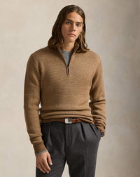 Ralph Lauren Washable Wool Quarter-Zip Jumper