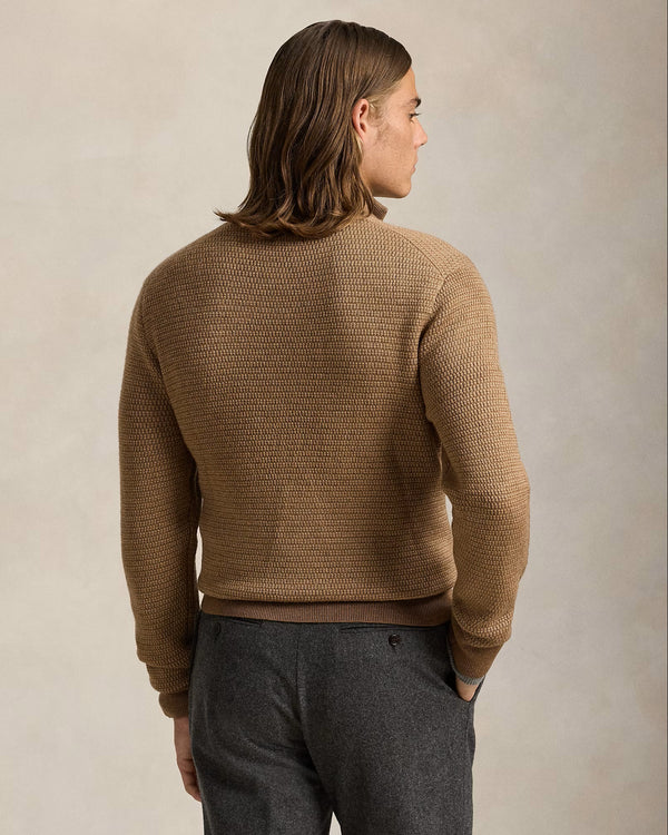 Ralph Lauren Washable Wool Quarter-Zip Jumper