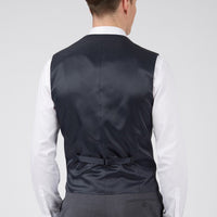 Ted Baker Slim Fit Charcoal Waistcoat