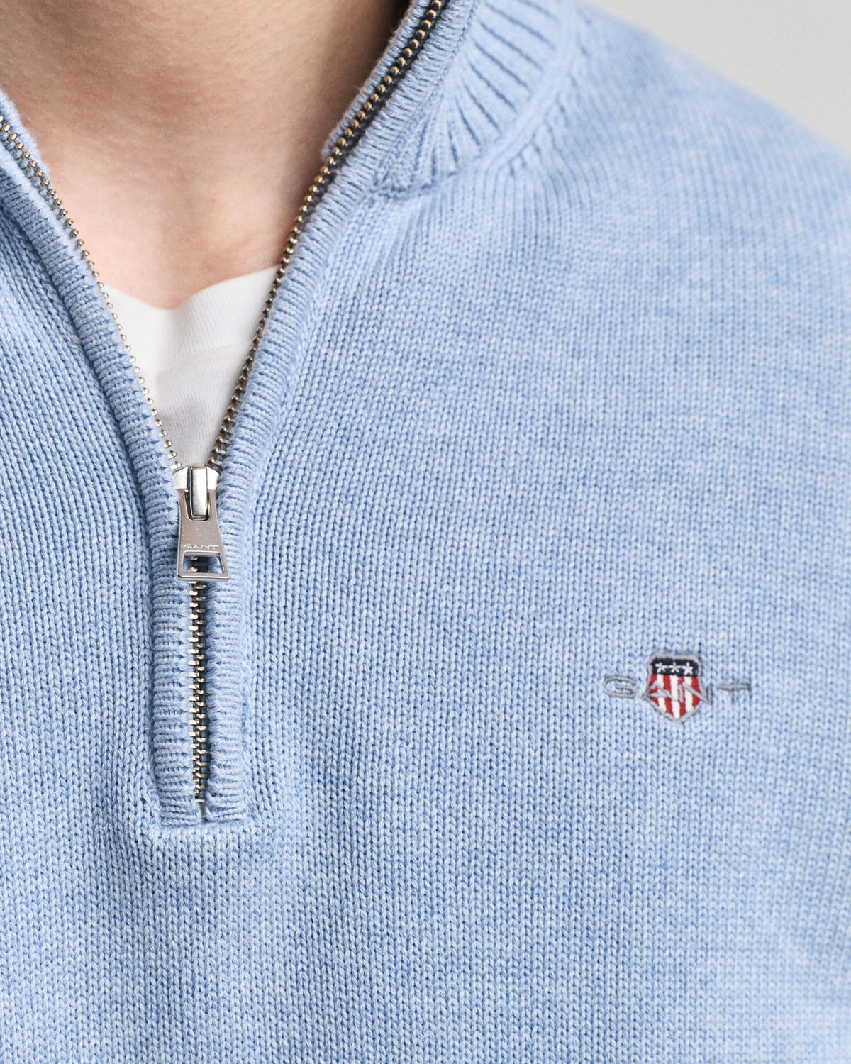 GANT Casual Cotton Half-Zip Sweater - Main Image