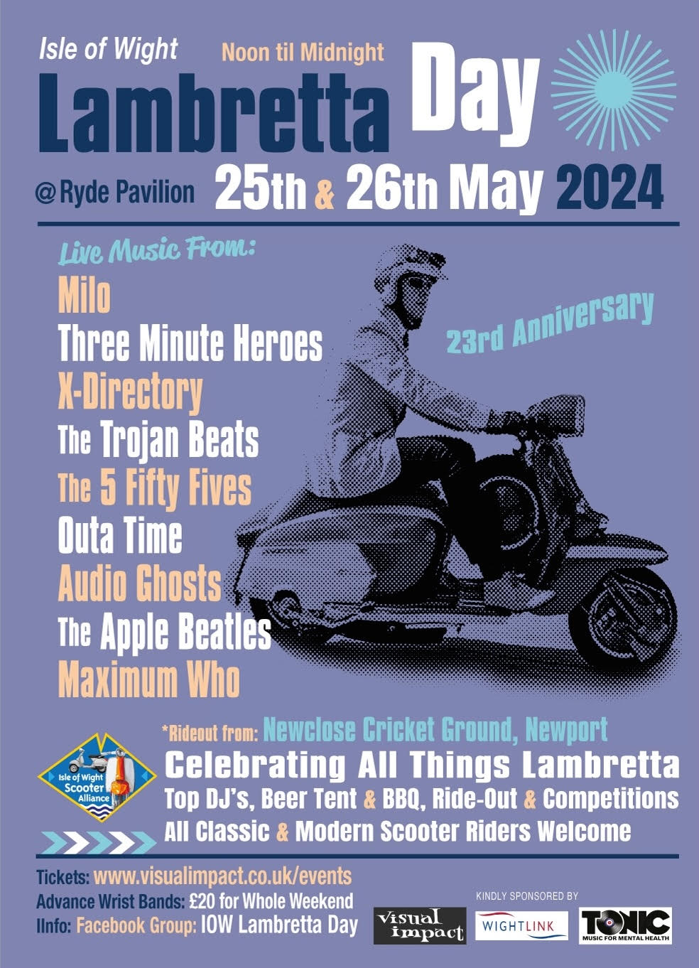 Isle of Wight Lambretta Day 2024 - 23rd Edition