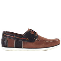 BARBOUR CAPSTAN BOAT SHOES BRANDY