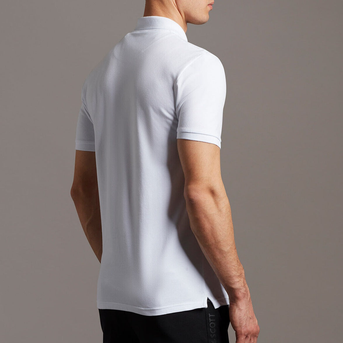 Slim Stretch Polo Shirt White