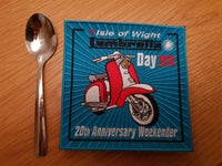 Isle of Wight Lambretta Day 2019 20th Anniversary Weekender Patch