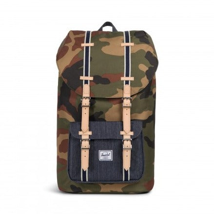 Herschel Little America Rucksack Woodland Camo Dark Denim