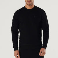 LUKE CREWCIAL SWEAT - BLACK