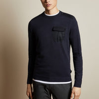 Ted Baker SAYSAY Crew neck with patch pocket