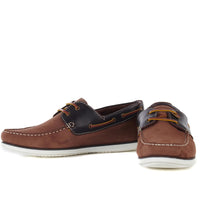 BARBOUR CAPSTAN BOAT SHOES BRANDY