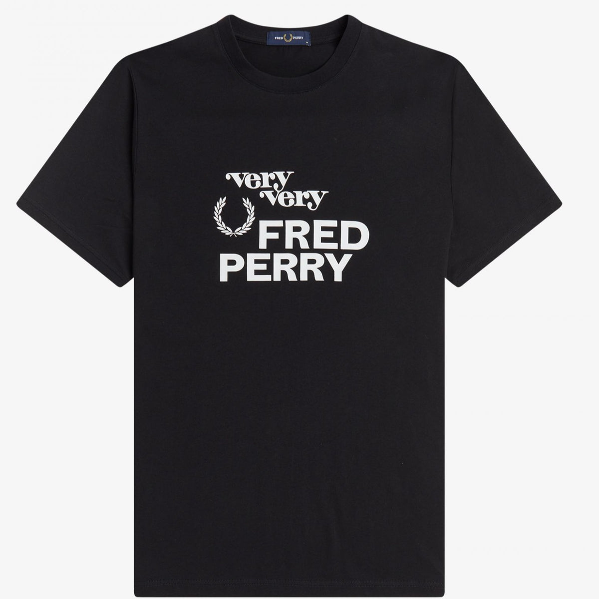 Fred Perry Printed T-Shirt M2667 Black
