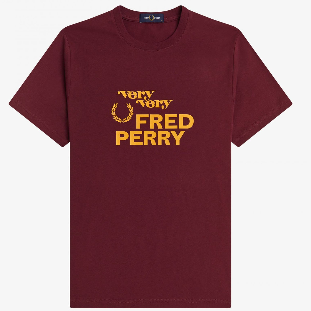 Fred Perry Printed T-Shirt M2667 Aubergine