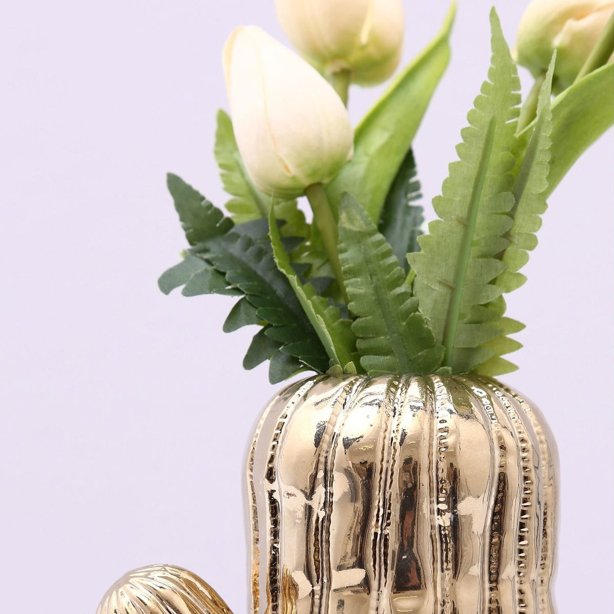 Temerity Jones Gold Cactus Vase