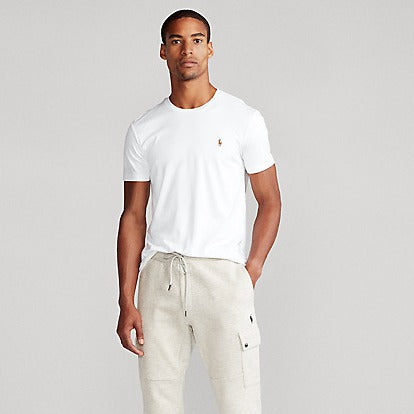 Ralph Lauren Custom Slim Fit Soft Cotton T-Shirt White