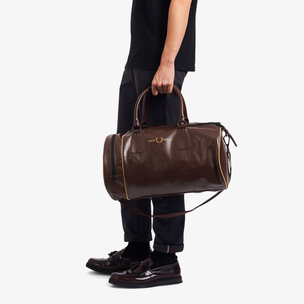 Fred Perry Refined PU Barrel Bag