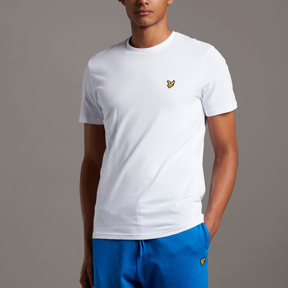 Lyle Scott Men's Organic Cotton Plain T-Shirt White