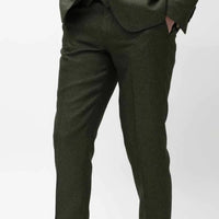 Fratelli Forest Green Trouser