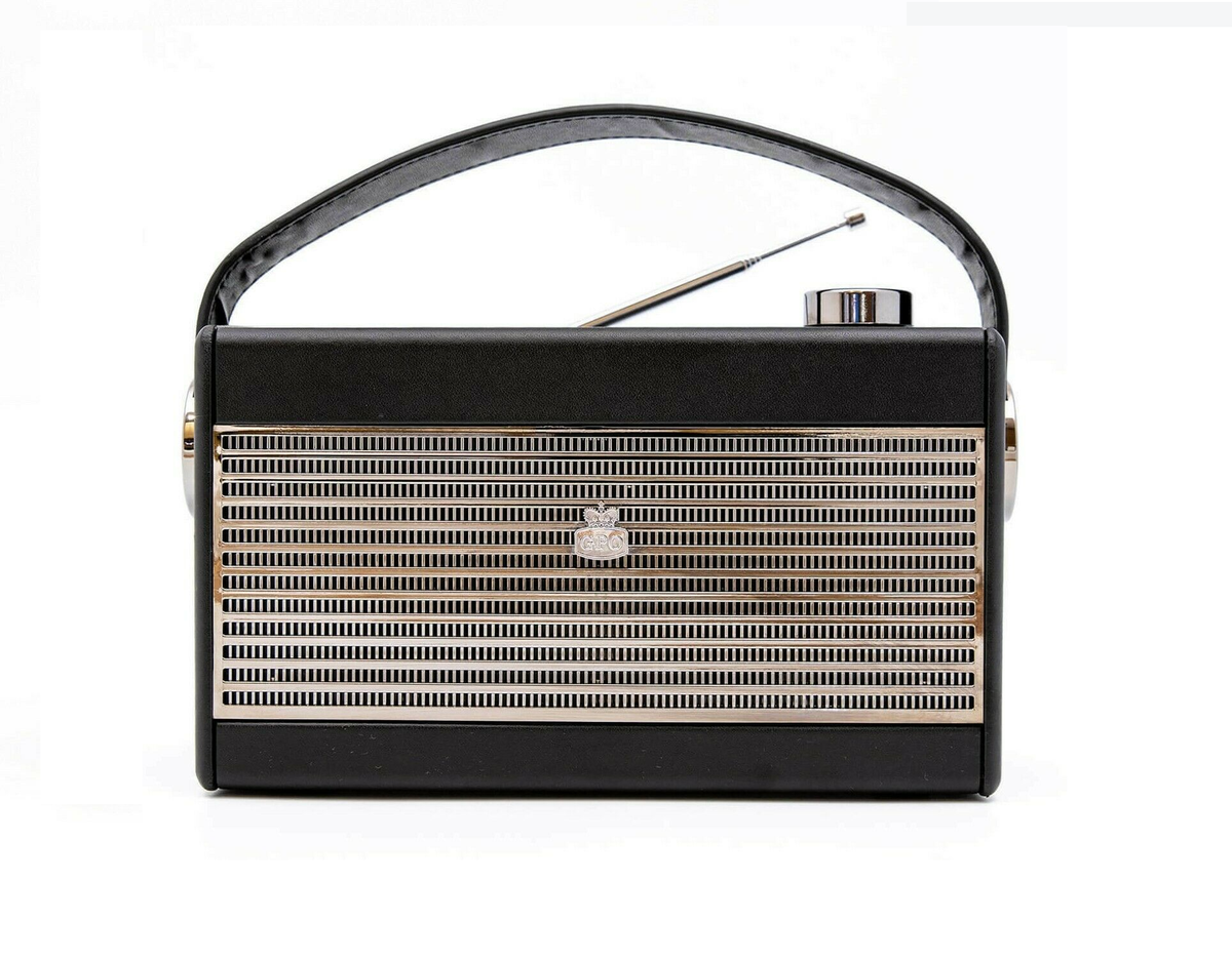 GPO Darcy Portable Radio - Black & Chrome