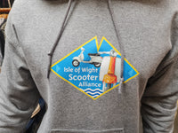 The Official Isle of Wight Scooter Alliance Hoodie - Grey